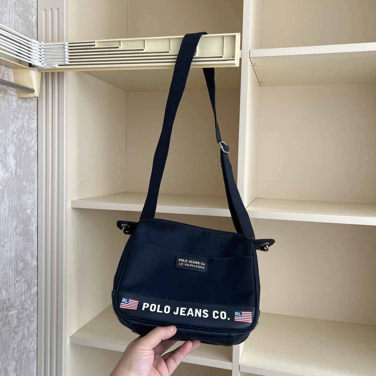 Polo Ralph Lauren Vintage Polo Ralph Lauren Messenger Bag USA Flag Size ONE SIZE - 4 Thumbnail