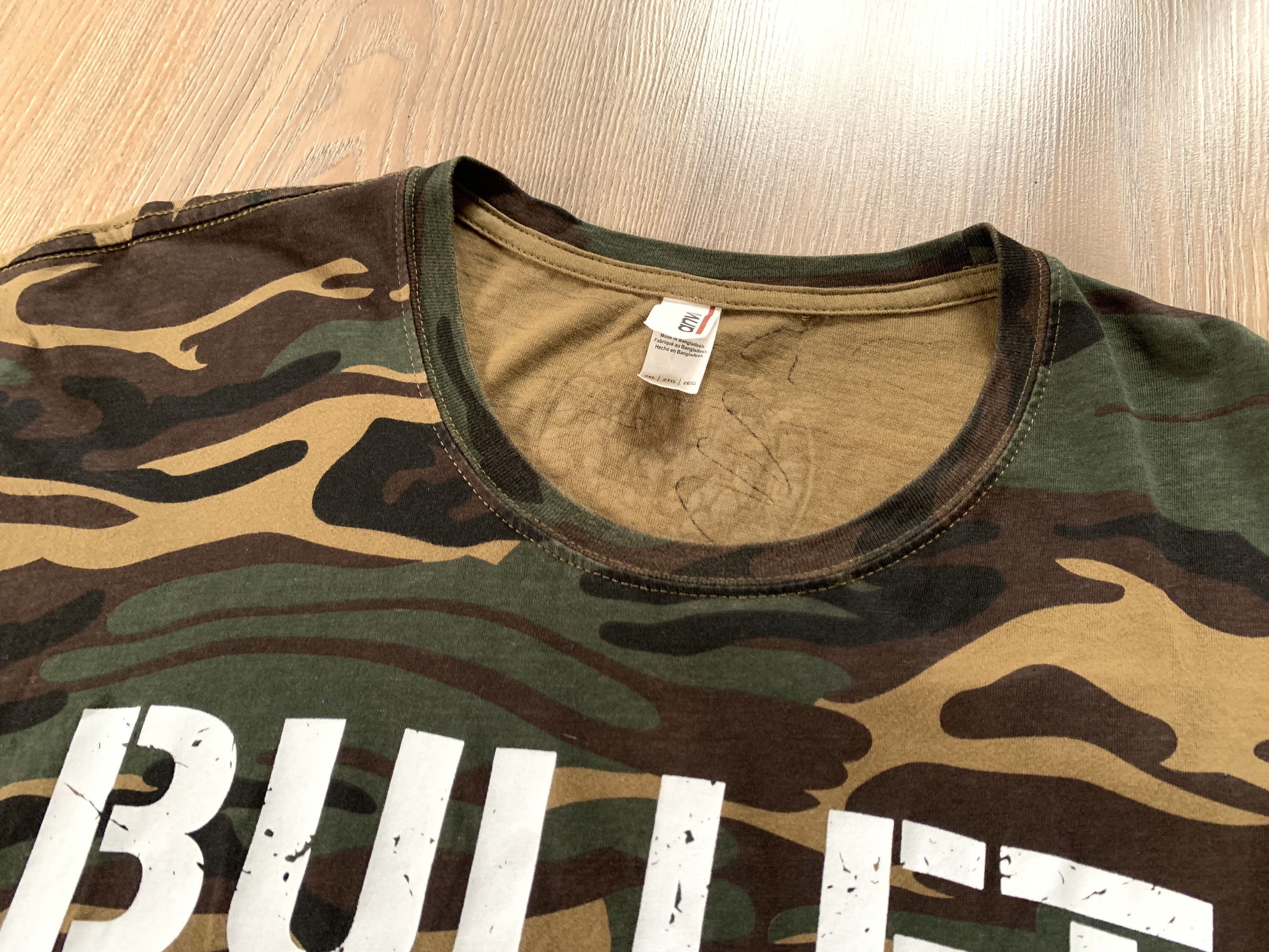Anvil New Japan Pro-Wrestling King of Sports Camouflage T Shirt Size US XXL / EU 58 / 5 - 5 Thumbnail