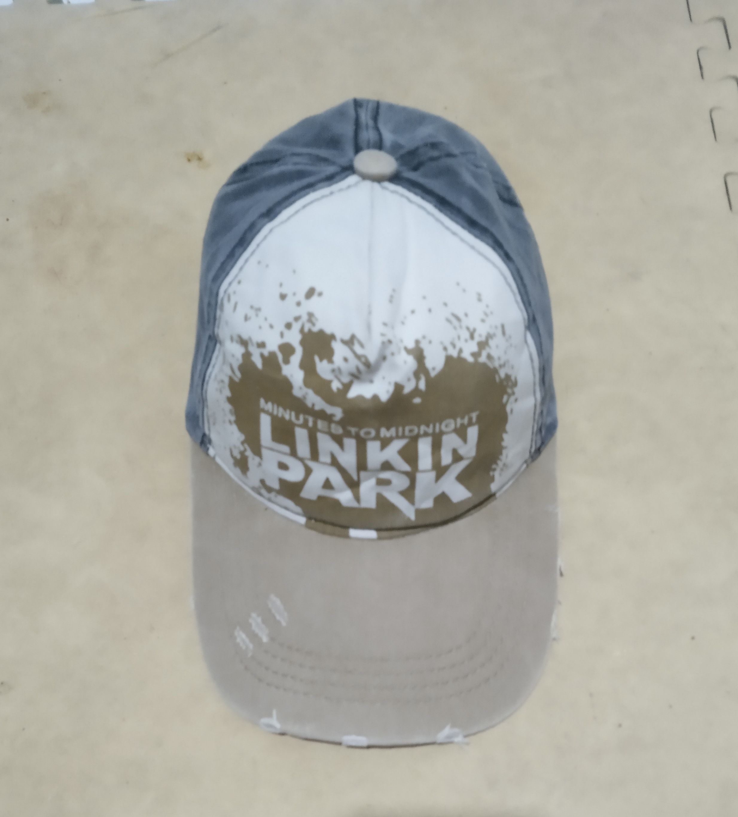 Band Tees Linkin Park Riped Hat Cap Size ONE SIZE - 1 Thumbnail