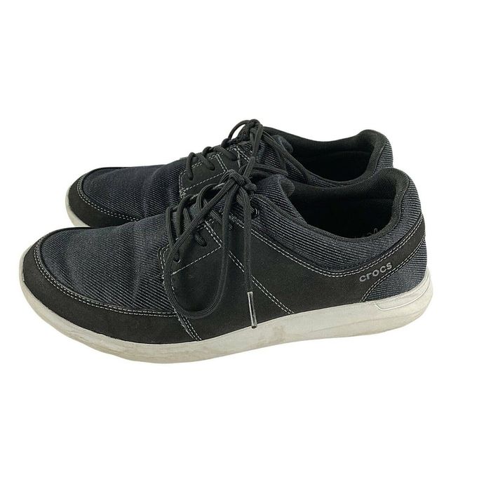 Crocs lace up casual on sale shoes