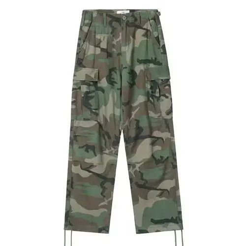 Vintage pattern cargo camo pants Size US 32 / EU 48 - 1 Thumbnail