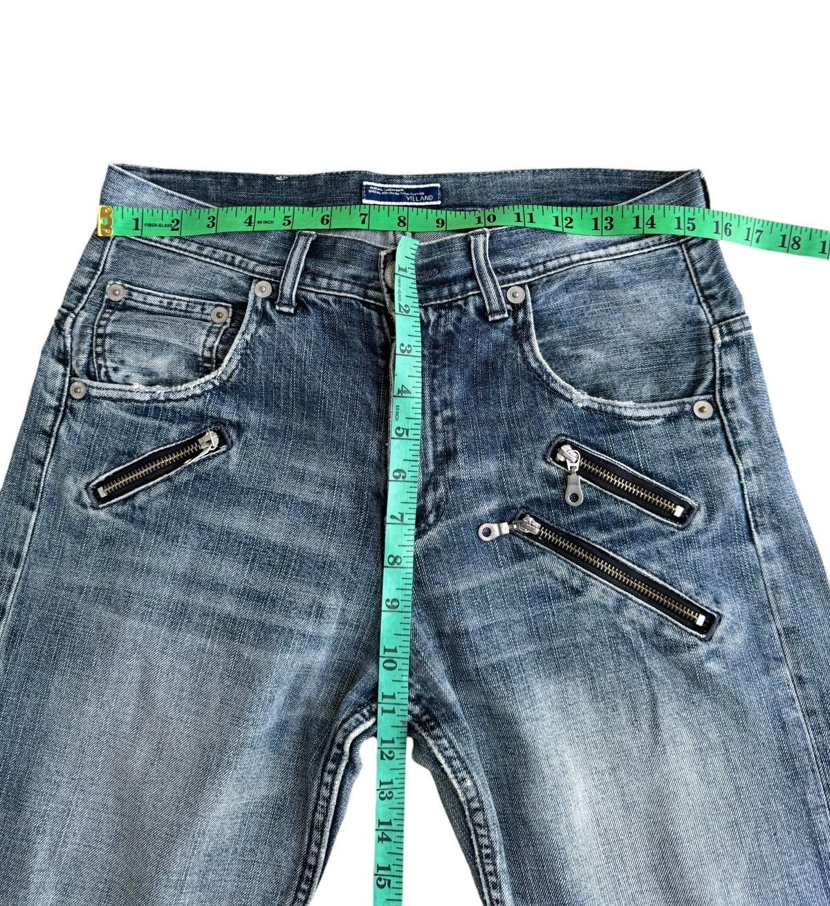 HyperDenim Japanese Brand Real Jeans Villand multiple Zipper Size US 30 / EU 46 - 14 Thumbnail