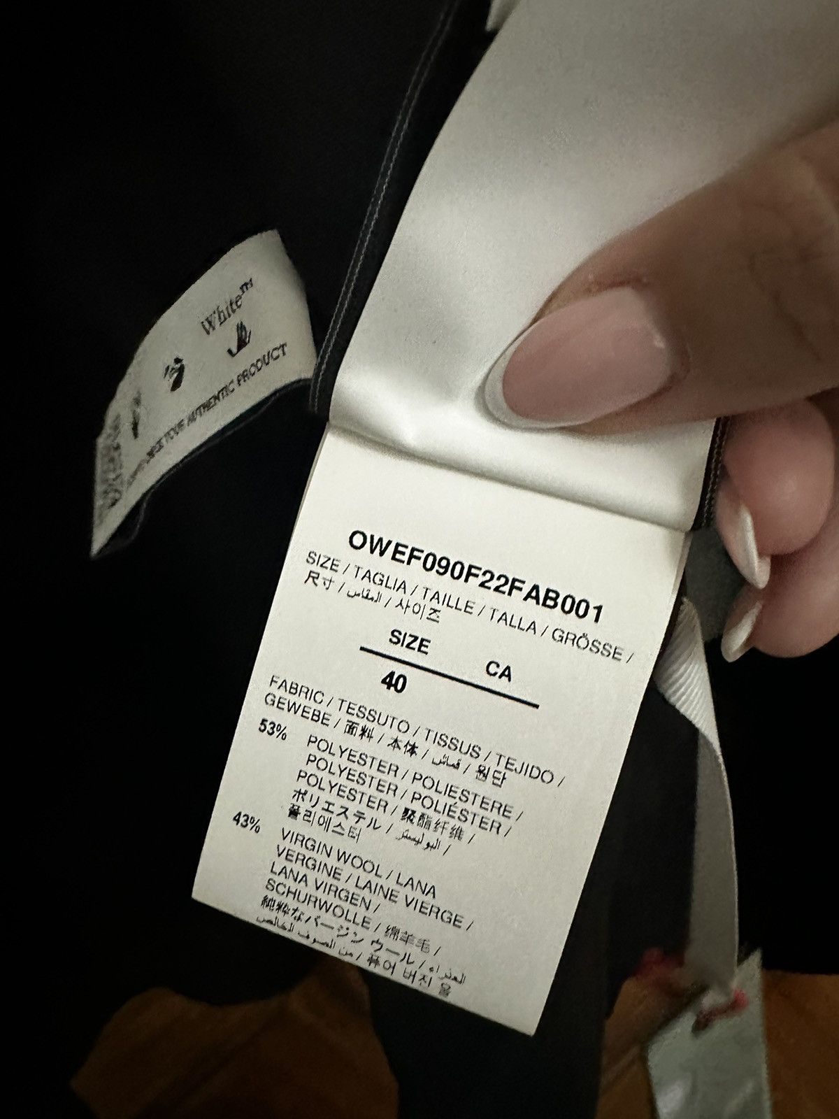 Off-White Off-White Blazer Size S / US 4 / IT 40 - 7 Thumbnail