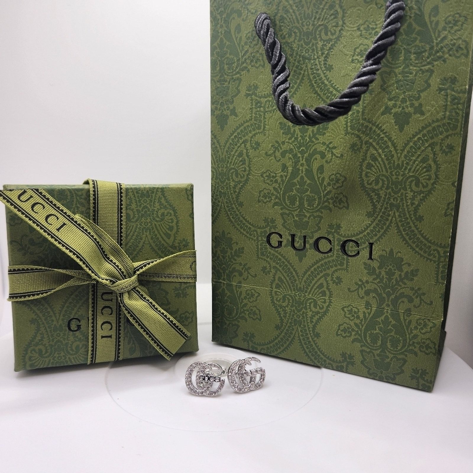 Gucci Gucci Diamond Stud Size ONE SIZE - 2 Thumbnail