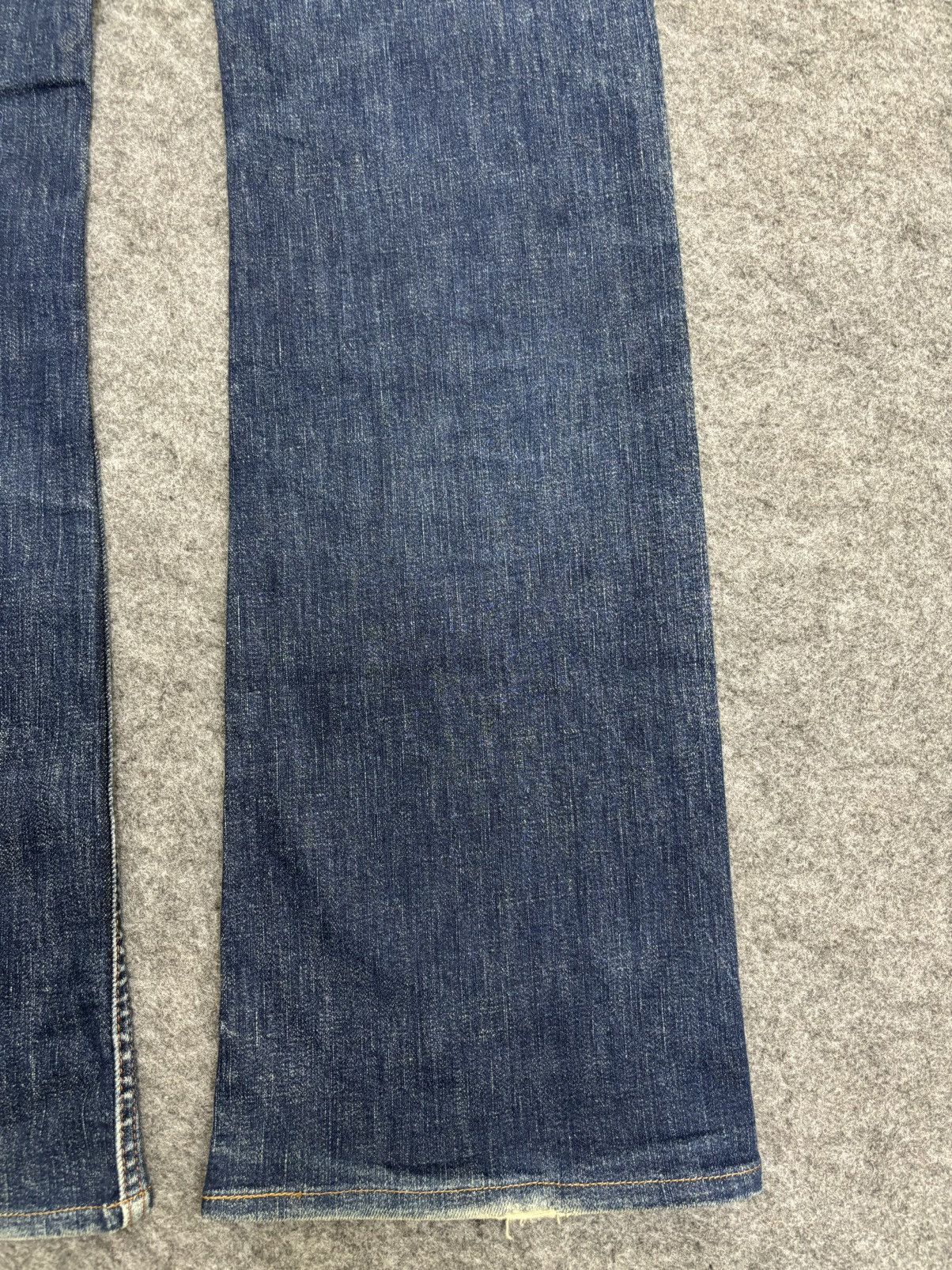 Japanese Brand 💥Super Flare💥Vtg 90s Style Blue Way StoneWash Denim F472 Size US 32 / EU 48 - 21 Thumbnail