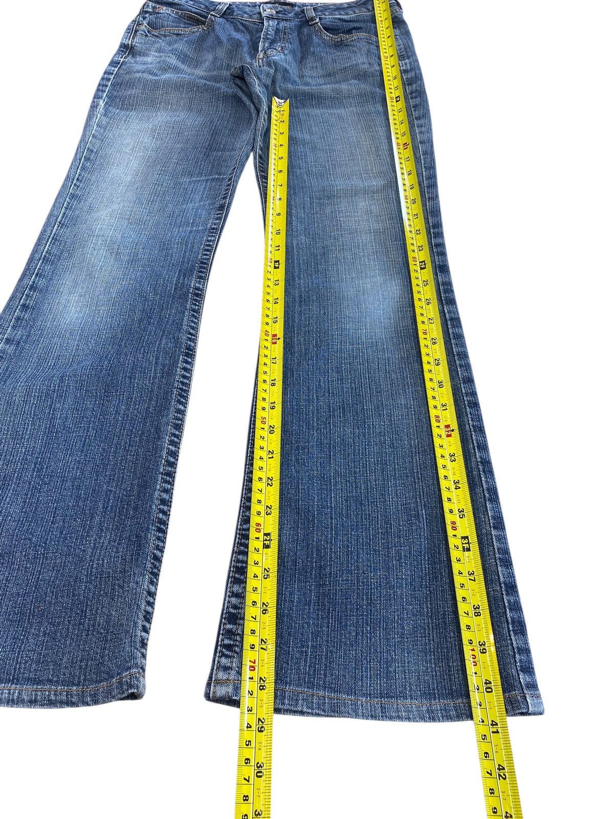 Japanese Brand Japanese Brand Medium Blue Wash Style Flare Jeans Size US 30 / EU 46 - 6 Thumbnail