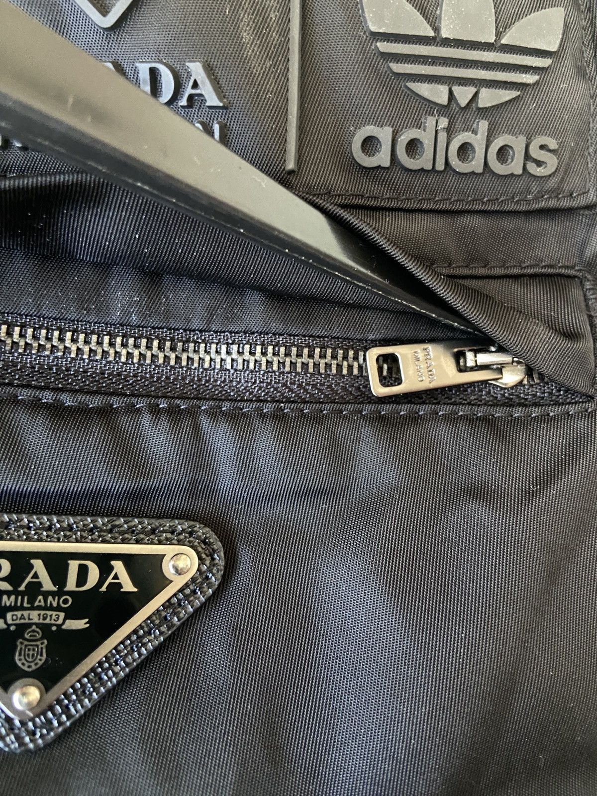 Adidas × Prada Prada x Adidas Re-Nylon Pants Black Size US 42 / EU 58 - 22 Thumbnail