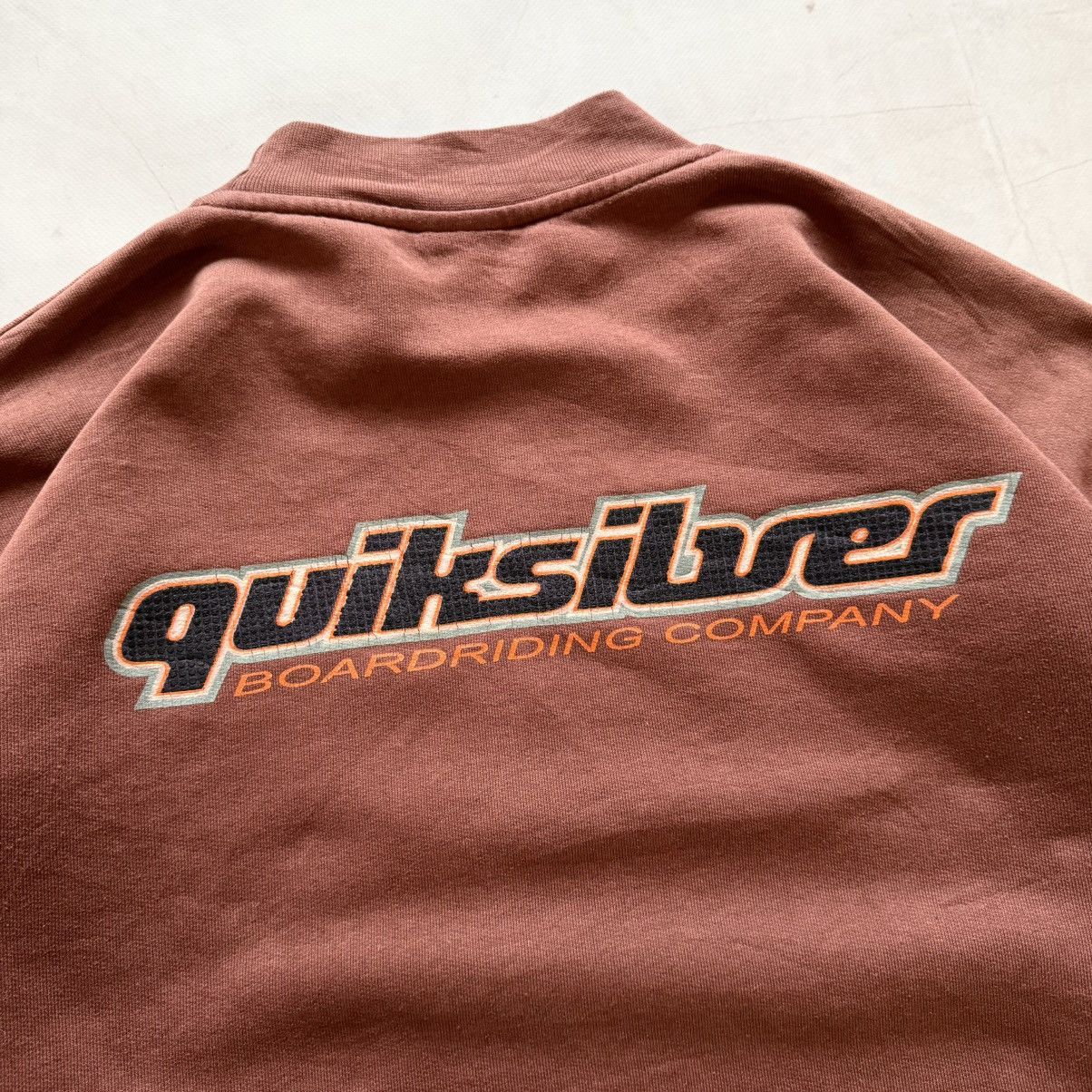 Quiksilver Vintage Quicksilver Big Logo Sweatshirt Surf Billabong Size US XL / EU 56 / 4 - 2 Thumbnail