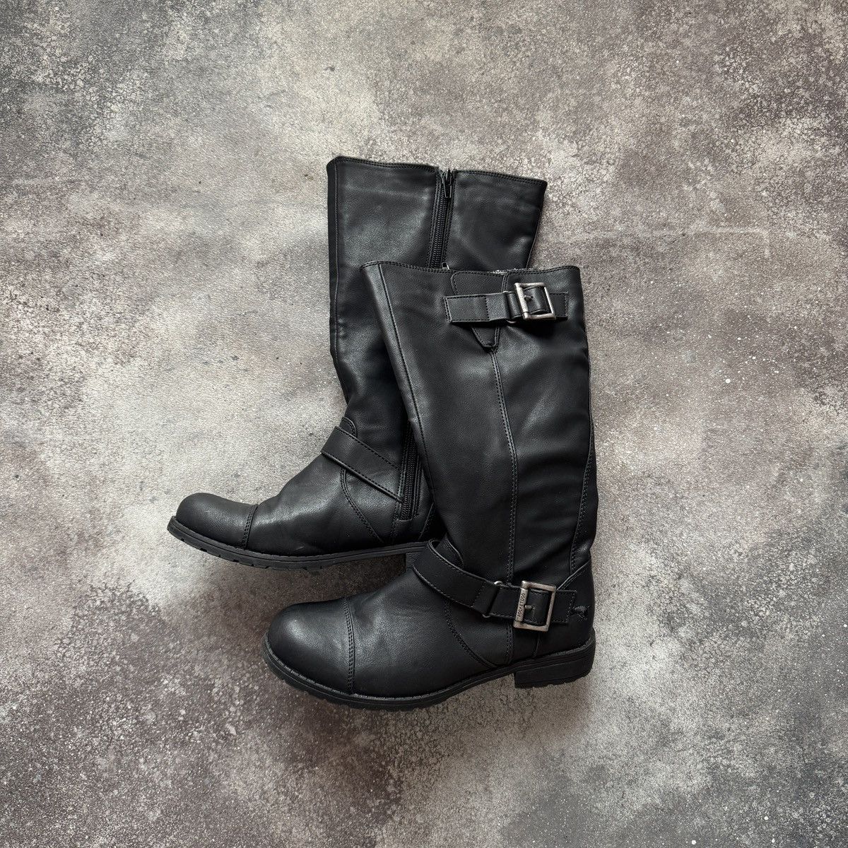 If Six Was Nine Avant Garde Vintage Strap Details Faux Leather Boots Size US 8 / IT 38 - 4 Thumbnail