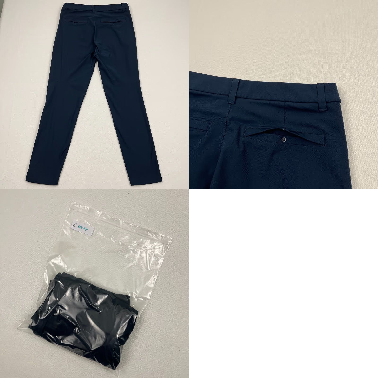 Lululemon Lululemon Commission Pants Mens 32 x 30 Chino Classic Straight 5-Pocket Gray Navy Performance Travel Golf Dress Casual Size US 32 / EU 48 - 8 Thumbnail