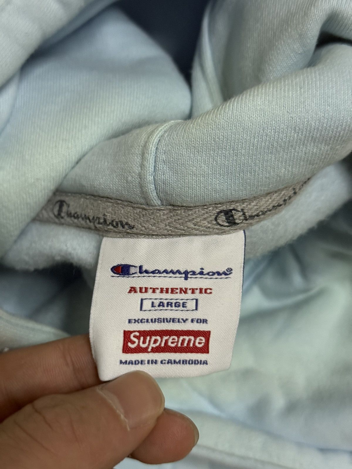 Supreme Supreme champion hooded sweatshirt Size US L / EU 52-54 / 3 - 5 Thumbnail