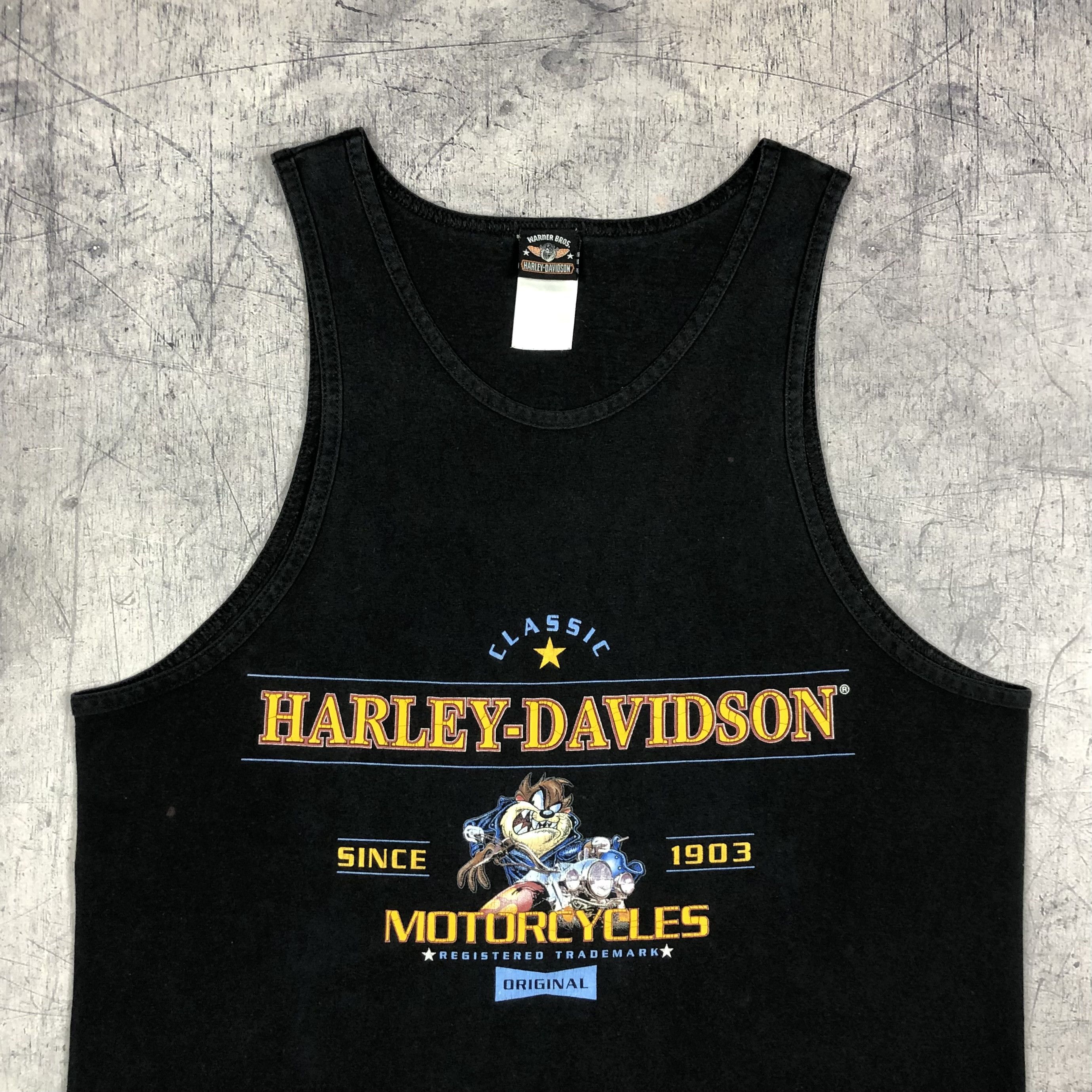Harley Davidson 2000 Harley Davidson Warner Bros Taz Tank Top Size US M / EU 48-50 / 2 - 4 Thumbnail