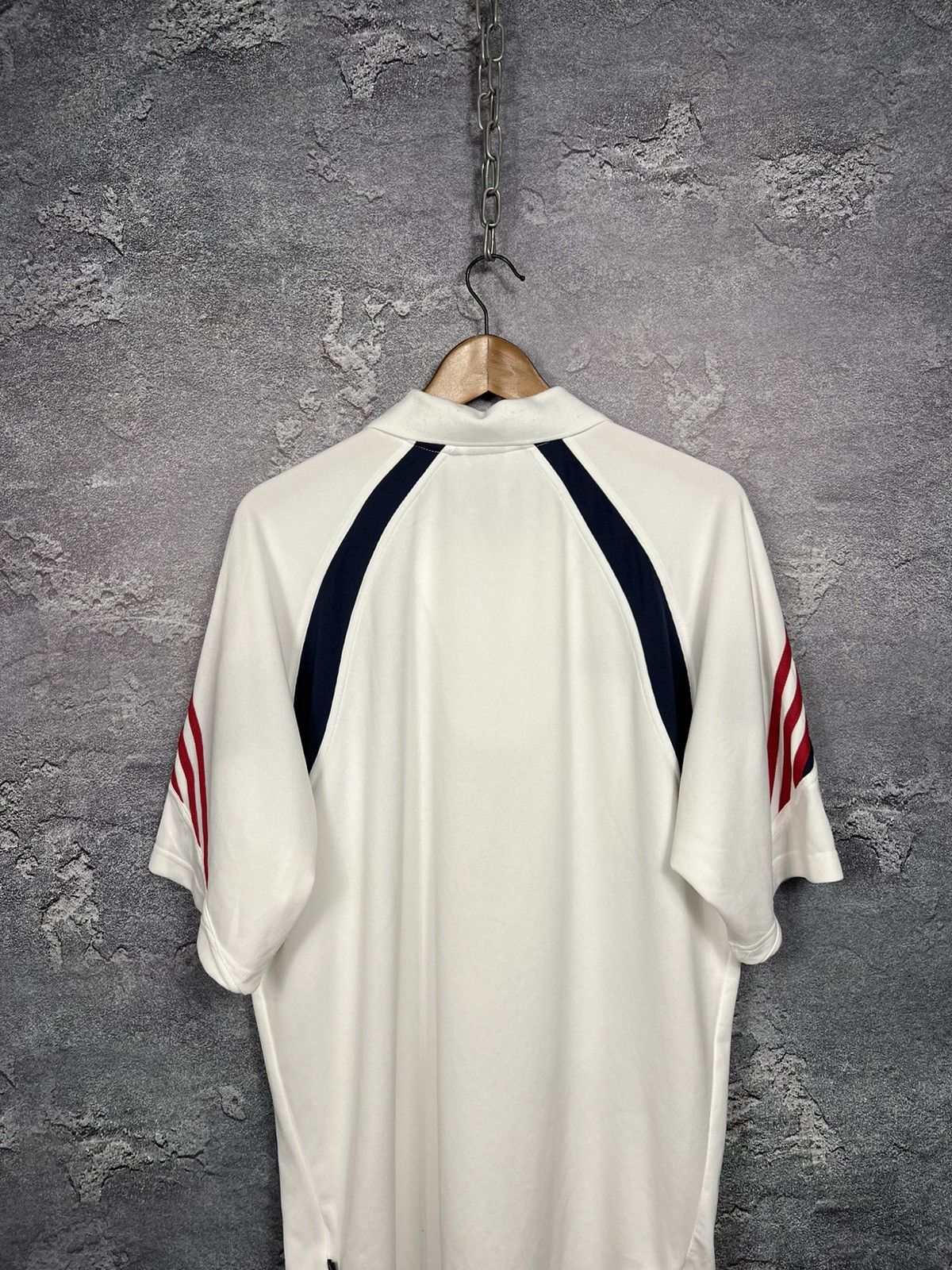 Adidas Vintage Adidas 2003/04 Bayer Training Jersey Polo Size US XL / EU 56 / 4 - 14 Thumbnail