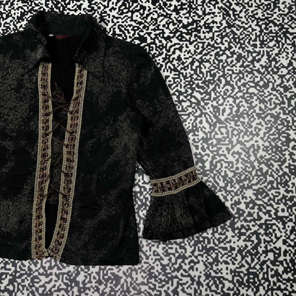 Japanese Brand Vintage Y2K Japanese Front Lace Up Napoleon 90s Style Shirt Size L / US 10 / IT 46 - 5 Thumbnail