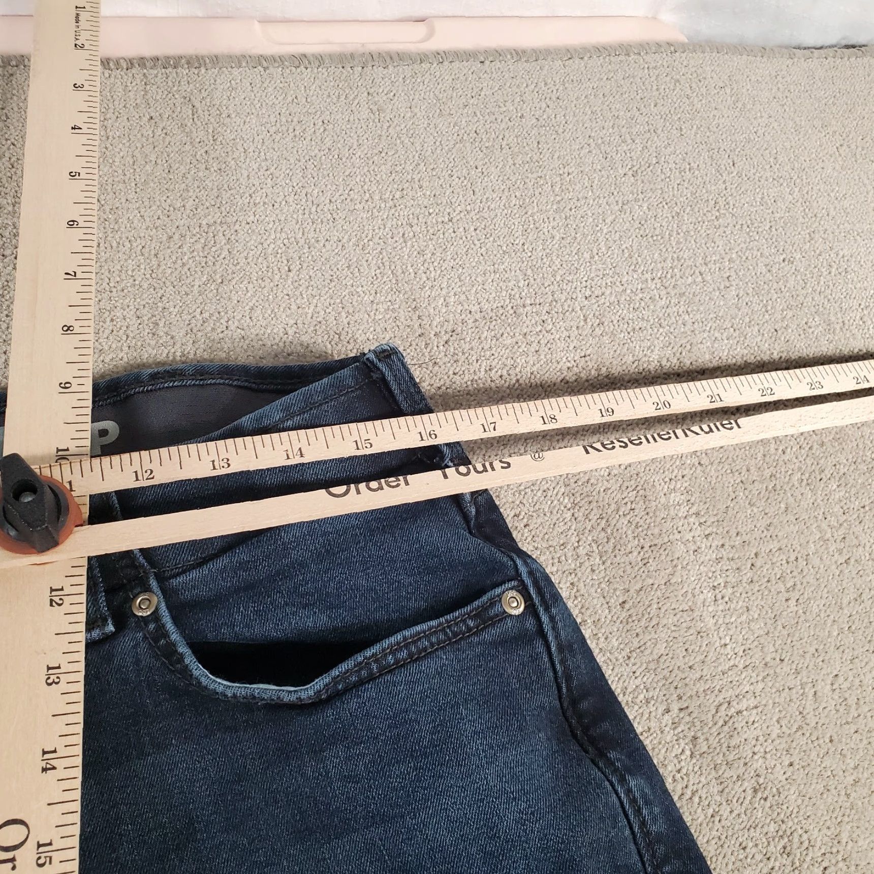 Lee Lee Jeans Mens 34x32 Blue Straight Leg Tapered MVP Performance Denim Cotton Jeans Regular Men S Blue 80s 90s Logo Size US 32 / EU 48 - 3 Thumbnail