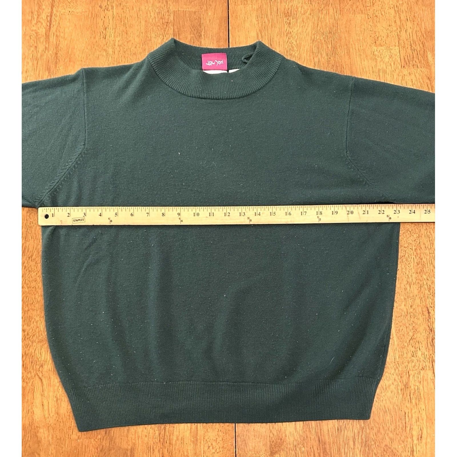 Vintage VINTAGE Tan Jay Sweater 2XL Mock Neck Acrylic 90s Green Womens Size XXL / US 16-18 / IT 52-54 - 5 Thumbnail