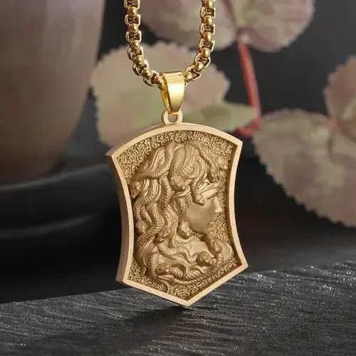 Other Gothic Medusa Snake Necklace Size ONE SIZE - 4 Thumbnail