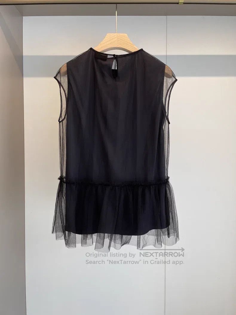Brunello Cucinelli Brunello Cucinelli Black Silk Vest Size XS / US 0-2 / IT 36-38 - 2 Thumbnail