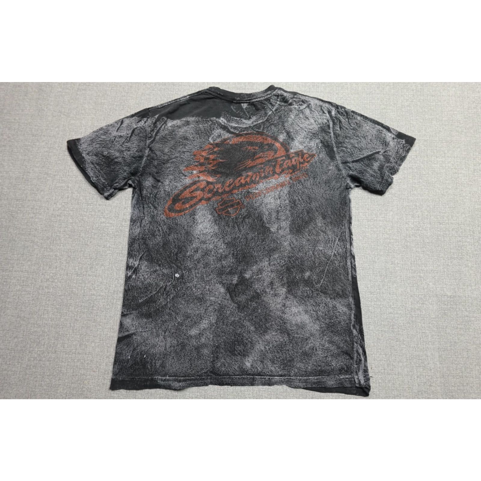 Harley Davidson VINTAGE Harley-Davidson Shirt Mens L Gray Motorcycle Riding Biker All Over Size US L / EU 52-54 / 3 - 4 Thumbnail