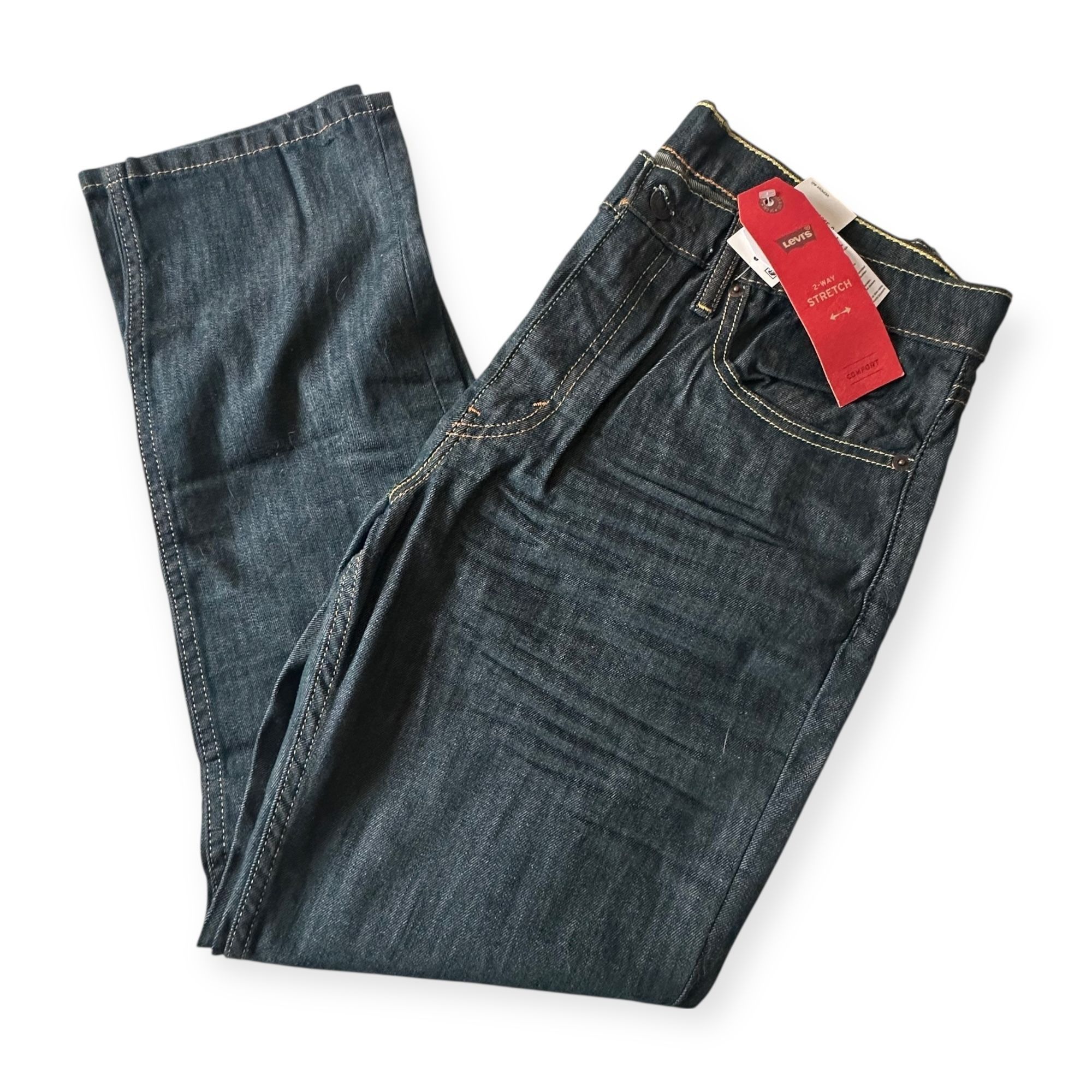 Levi's Levi’s 511 Slim Stretch Denim Jeans Dark Indigo Black W34 L3 Size US 34 / EU 50 - 3 Thumbnail