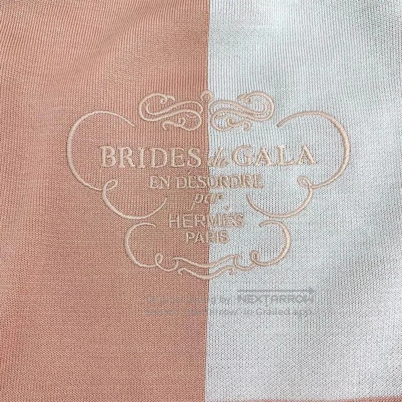 Hermes Hermes Colorblock Logo Print Silk T. Size US XS / EU 42 / 0 - 5 Thumbnail