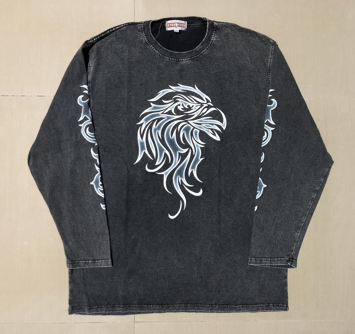 American Eagle Outfitters EAGLE BIG LOGO BY CROSSKEYS LONG SLEEVE SHIRT Size US XL / EU 56 / 4 - 1 Thumbnail