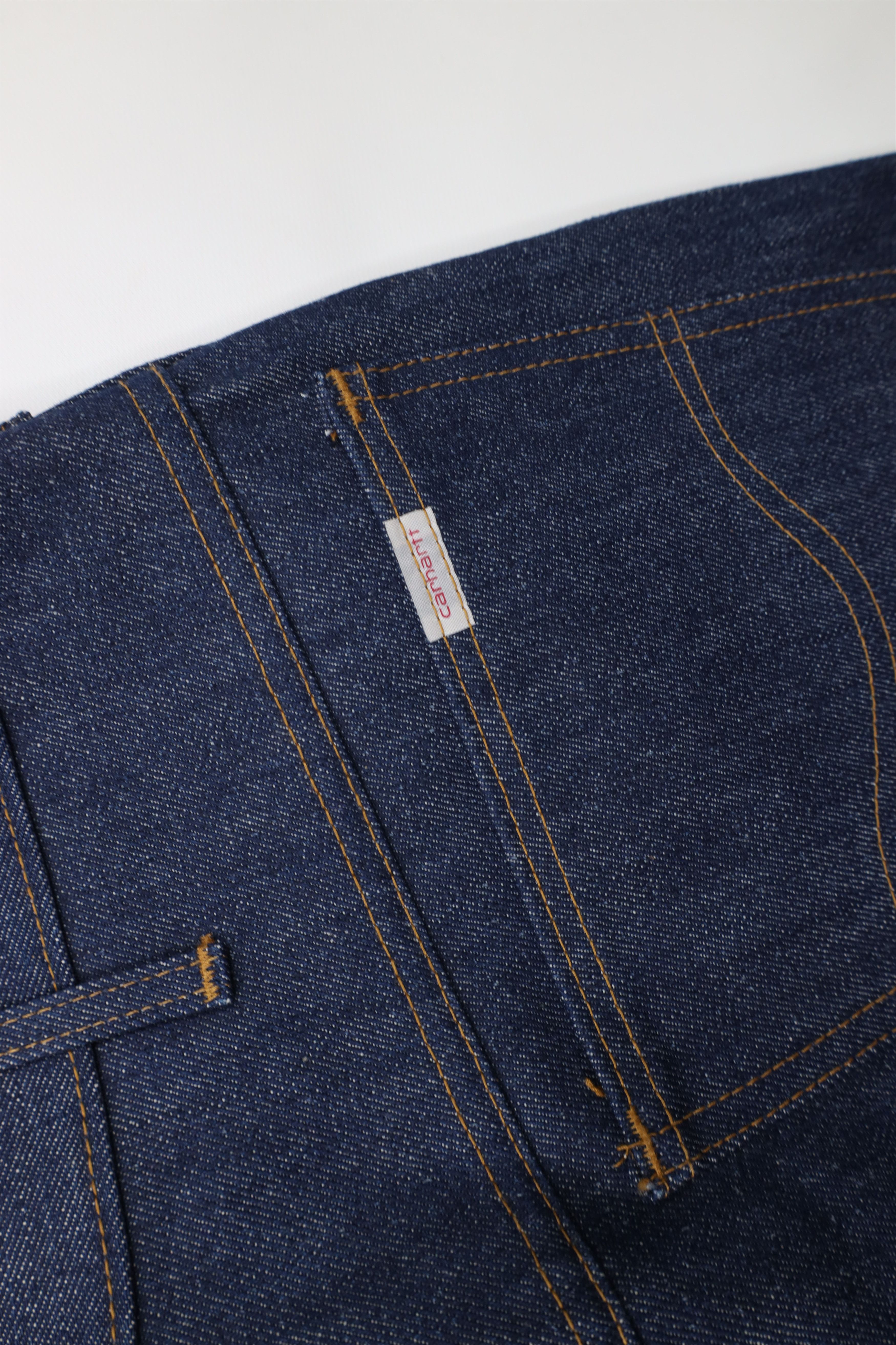 Carhartt Deadstock Vintage 80s Carhartt Wide Leg Denim Jeans USA Size US 40 / EU 56 - 13 Thumbnail