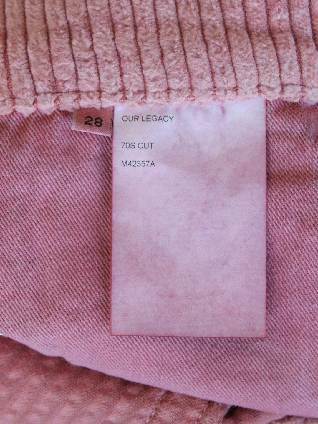 Our Legacy 70s Cut Corduroy Pants in Rustic Pink Size US 28 / EU 44 - 8 Thumbnail