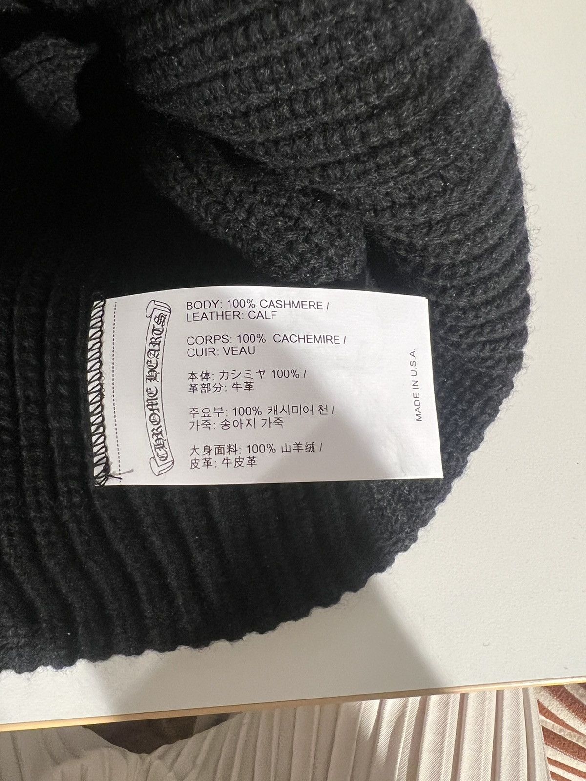 Chrome Hearts Chrome Hearts Sludge Beanie Size ONE SIZE - 4 Thumbnail