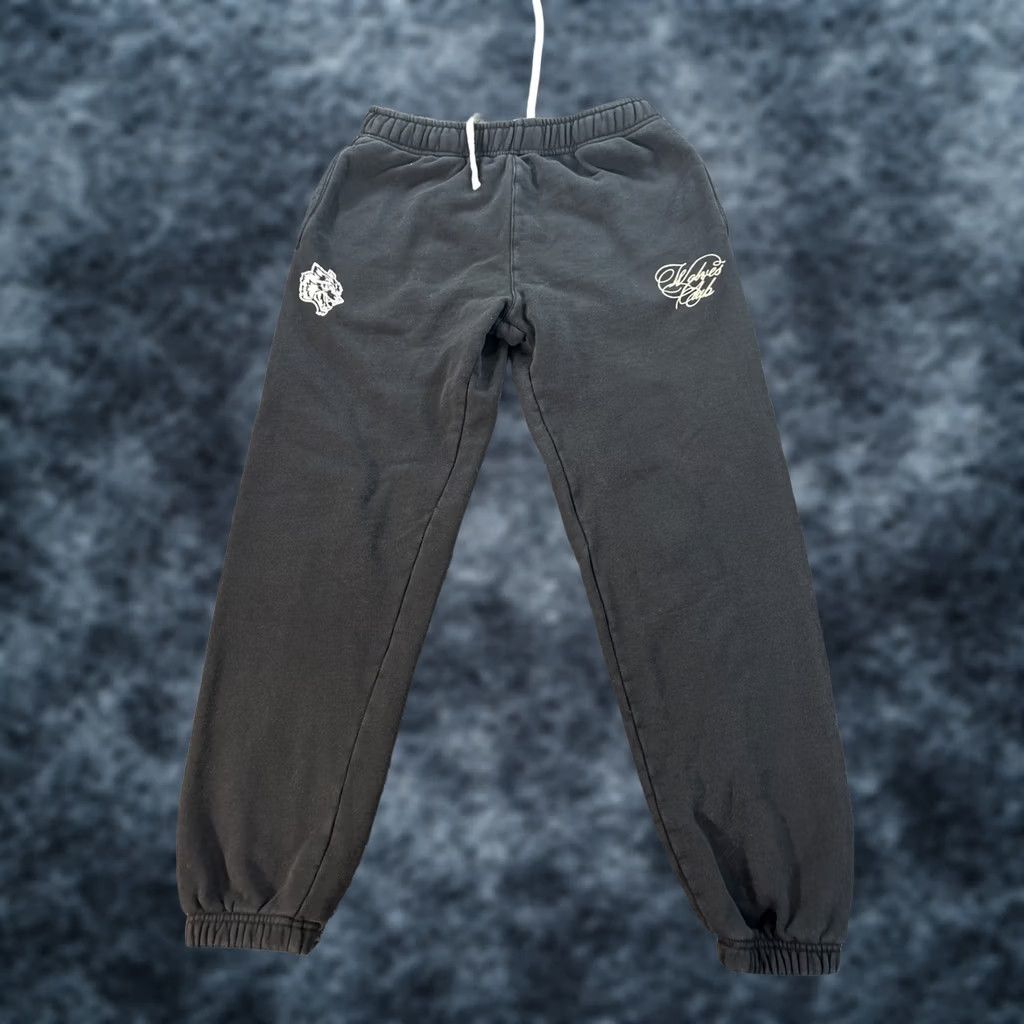 Vintage SHE Jogger Pants Womens M Black Fleece Tapered Drawstring Pockets 905 Of 1000 Shoes? Size 32" / US 10 / IT 46 - 1 Thumbnail