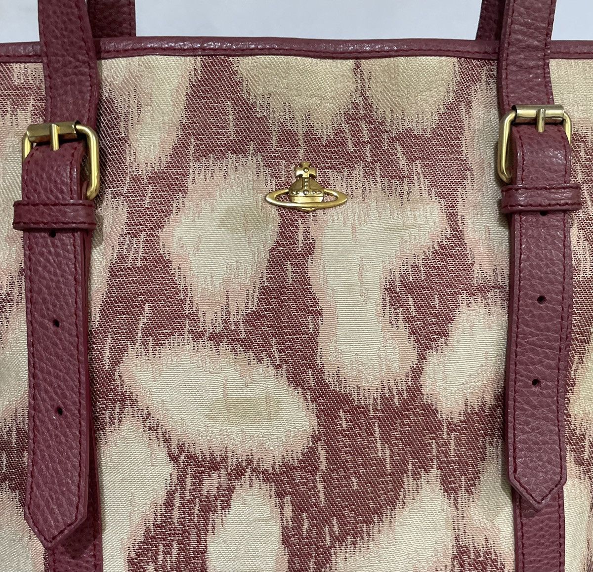 Vivienne Westwood Canvas Leopard Tote Bag - Tall Size ONE SIZE - 4 Thumbnail