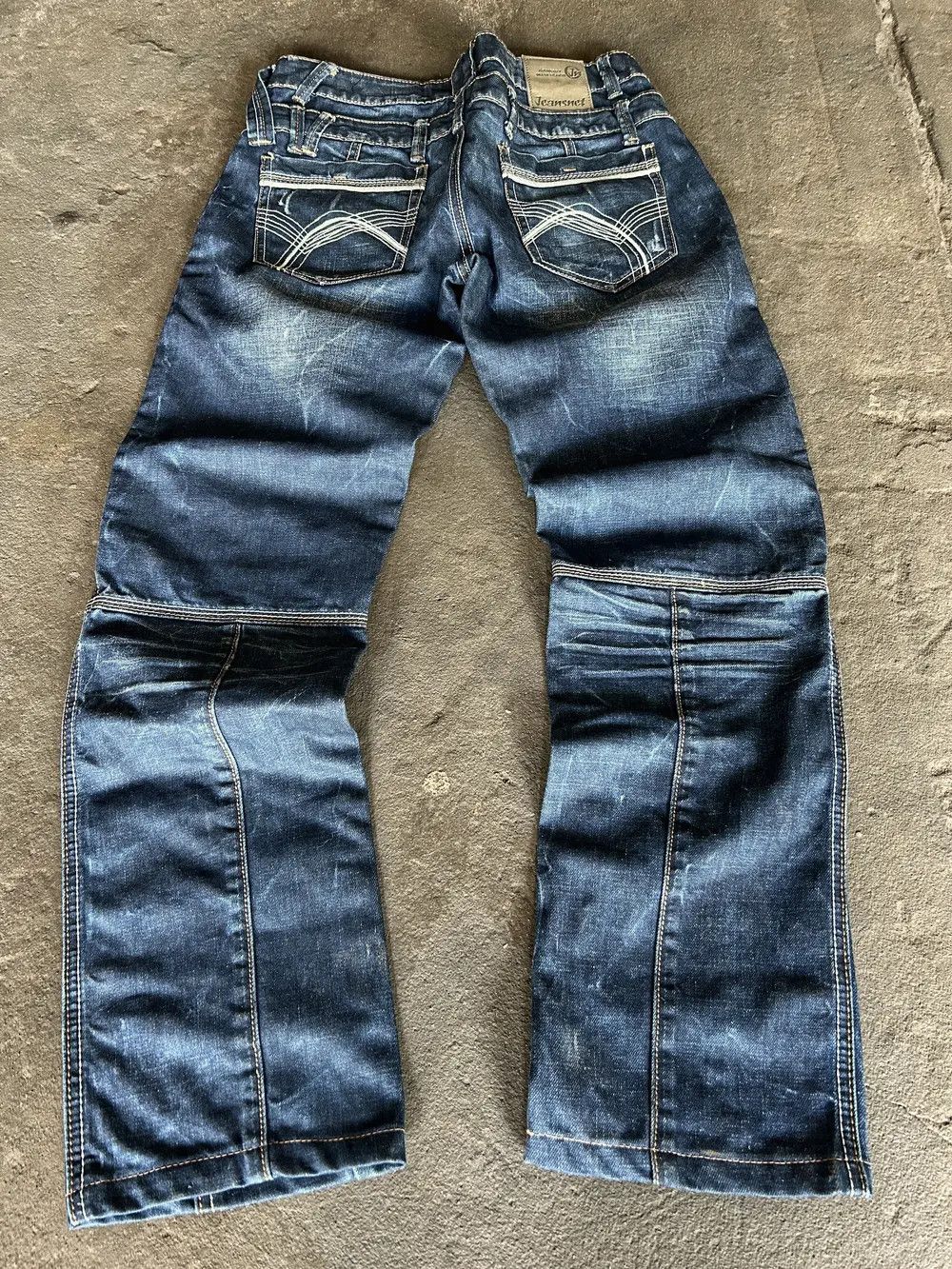 Hysteric Glamour × Japanese Brand Vintage Balenciaga Style Double Waist Cargo Jeans 90s Size US 32 / EU 48 - 2 Thumbnail