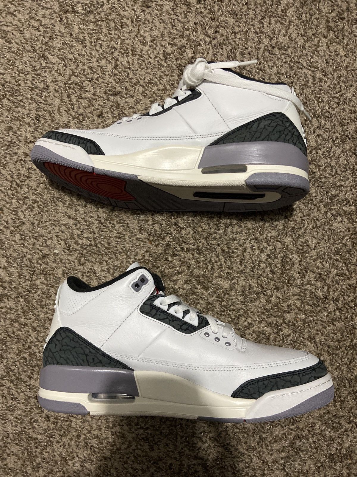 Jordan Brand Air Jordan 3 Retro 'Cement Grey' Size 11.5 Size US 11.5 / EU 44-45 - 3 Thumbnail