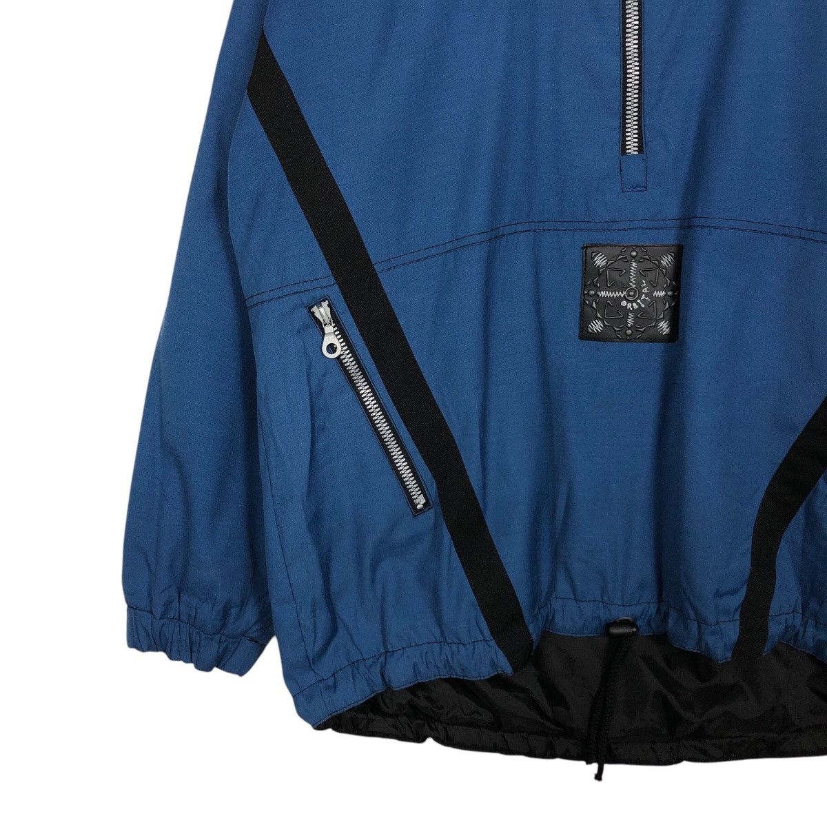 Japanese Brand Vintage Anorak Half Zipper Biker Jacket Active Swiss Design Size US L / EU 52-54 / 3 - 5 Thumbnail