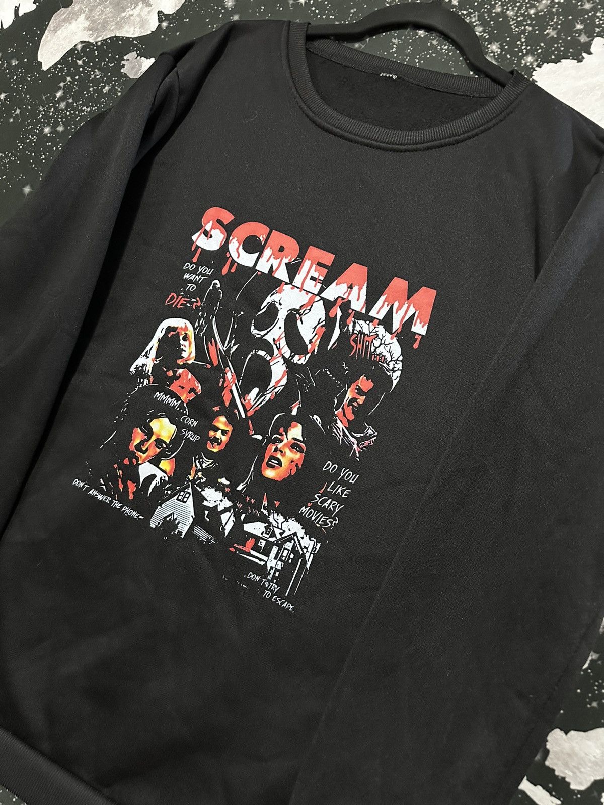 Other Scream Movie Poster Style Sweatshirt Size US XL / EU 56 / 4 - 2 Thumbnail
