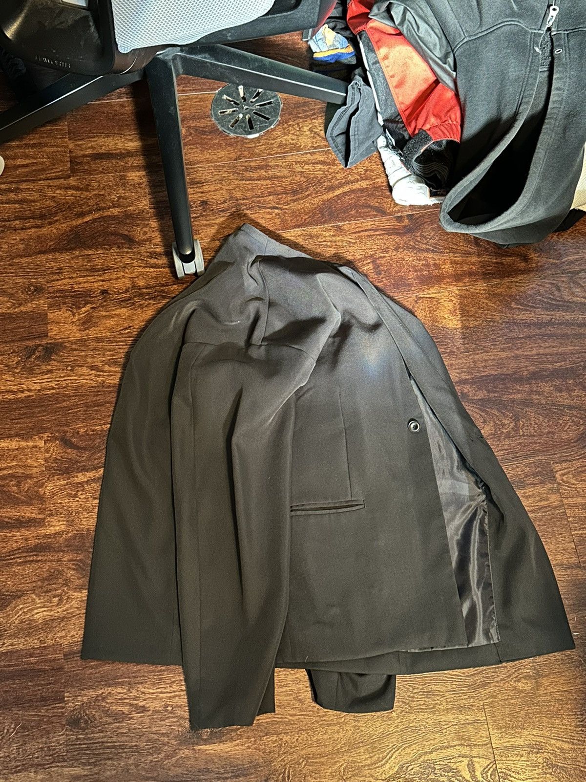 Vintage Suit Jacket Cardigan Hybrid Size US M / EU 48-50 / 2 - 1 Thumbnail