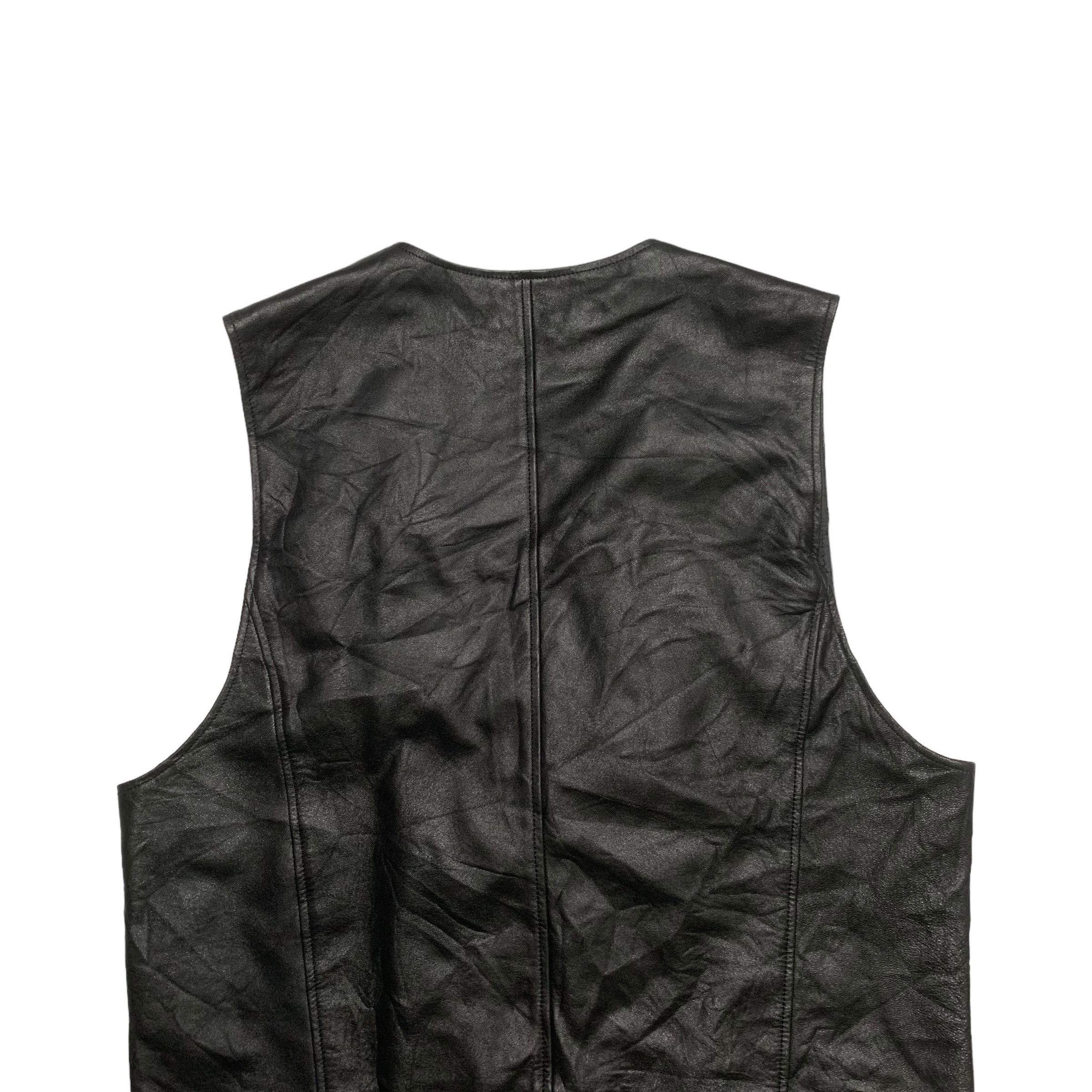 Balmain Balmain Paris Leather Vest Size US M / EU 48-50 / 2 - 9 Thumbnail