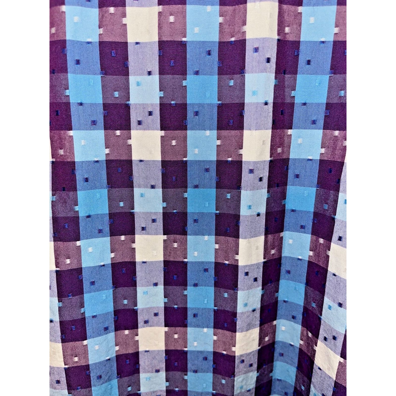 Robert Graham Robert Graham Griswold Check Short Sleeve Shirt Purple XL Size US XL / EU 56 / 4 - 7 Thumbnail