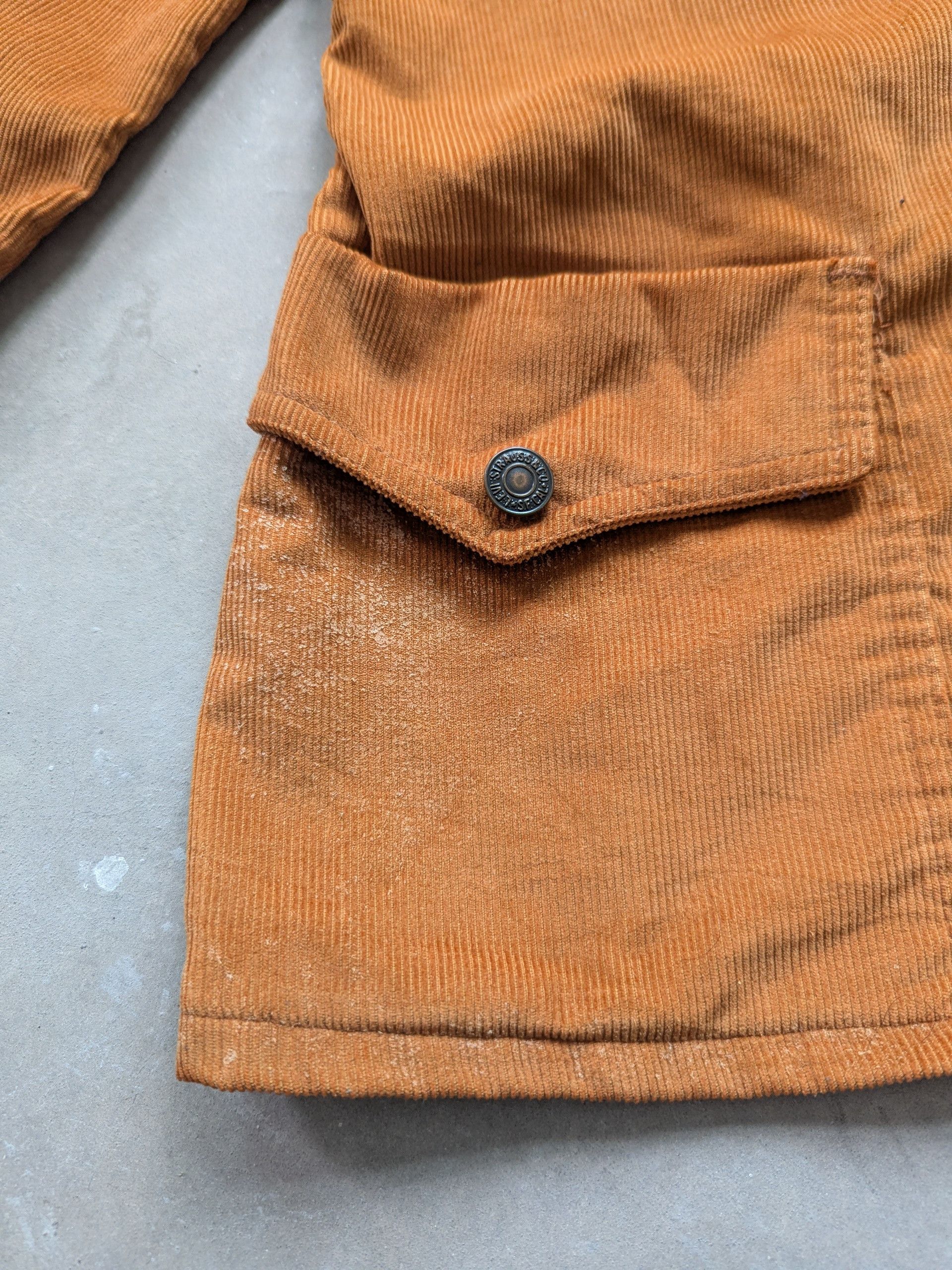 Levi's × Levi's Vintage Clothing × Vintage Vintage 80s Levis Corduroy Long Sleeve Button Up Size M / US 6-8 / IT 42-44 - 6 Thumbnail