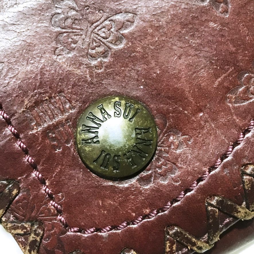 Japanese Brand Anna Sui– Vintage Leather Wallet Size ONE SIZE - 2 Thumbnail