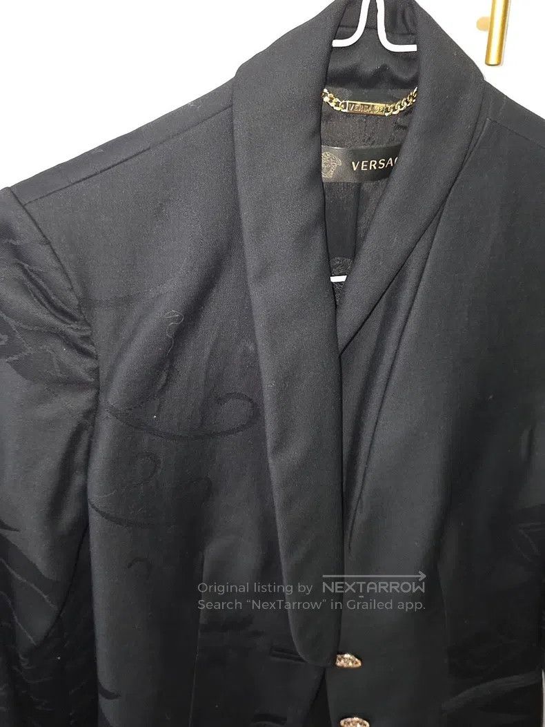 Versace Versace Black blazer Size 38S - 4 Thumbnail