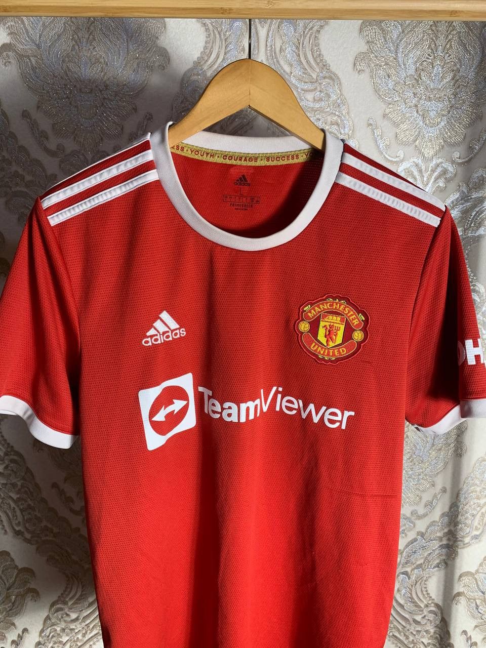Adidas VINTAGE ADIDAS FC MANCHESTER UNITED ENGLAND SOCCER JERSEY Size US L / EU 52-54 / 3 - 2 Thumbnail