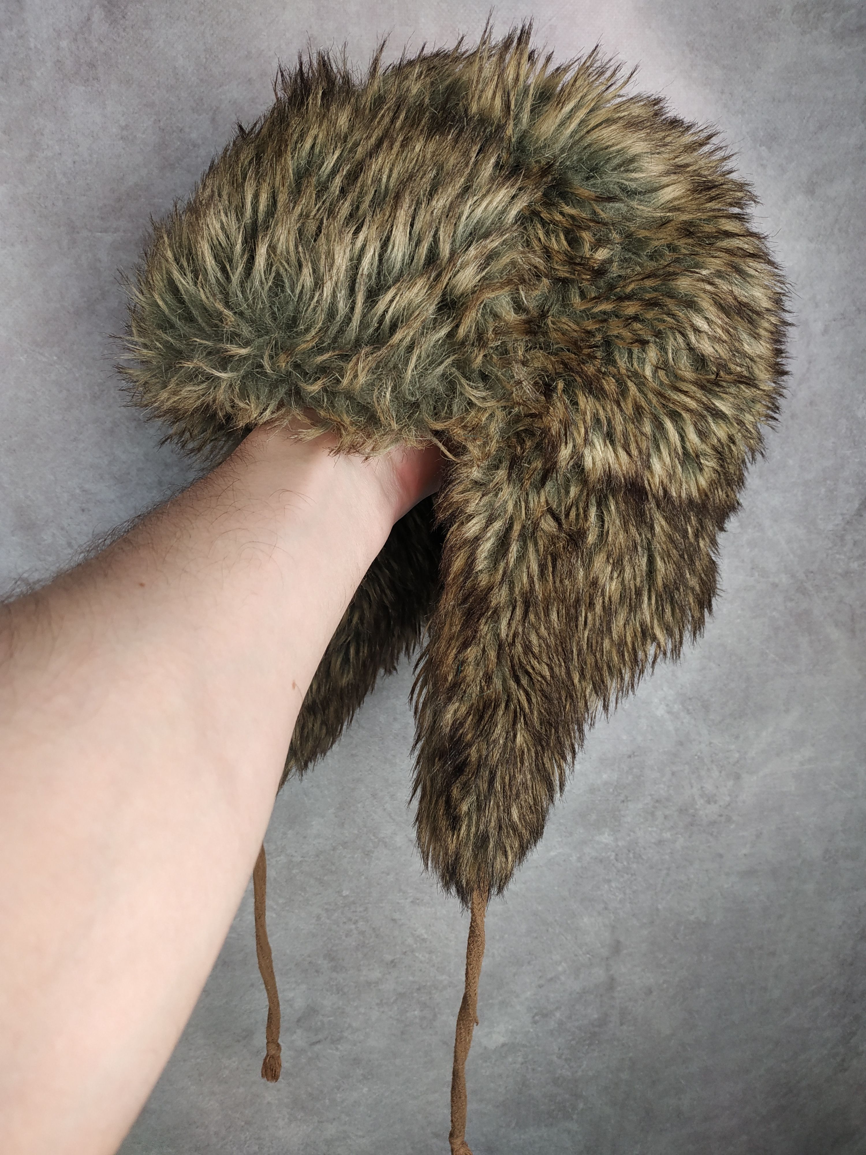Japanese Brand Y2K Faux Fur Ushanka Vintage Fuzzy Warm Trapper Hat Size ONE SIZE - 1 Thumbnail