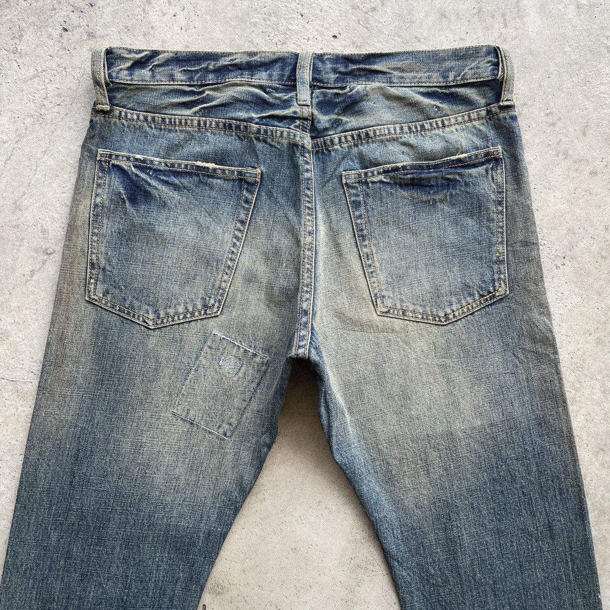 Japanese Brand Vintage Back Number Japan Rusty Three Quarter Jeans Pants Size US 32 / EU 48 - 8 Thumbnail