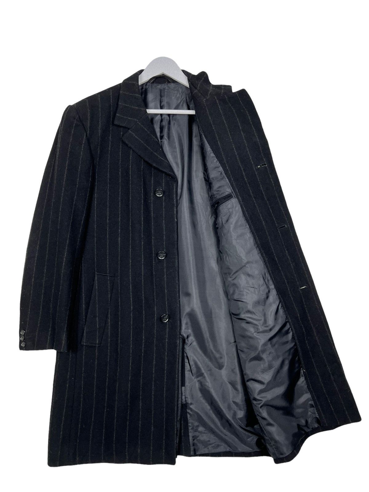 🔥 S.OLIVER MEN WOOL STRIPE COAT MADE IN UKRAINE