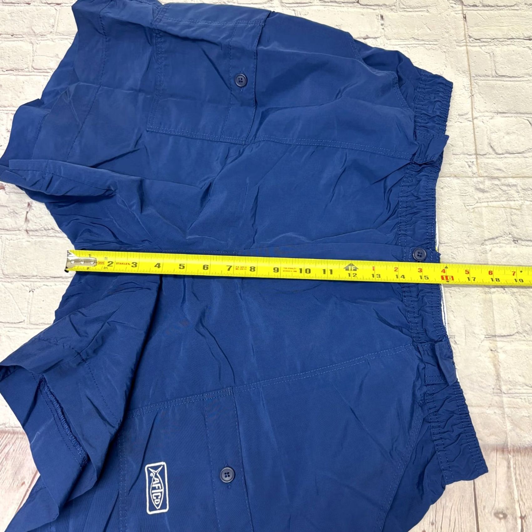Vintage AFTCO Men Shorts Blue Cargo Outdoor Size 42 Size US 42 / EU 58 - 4 Thumbnail