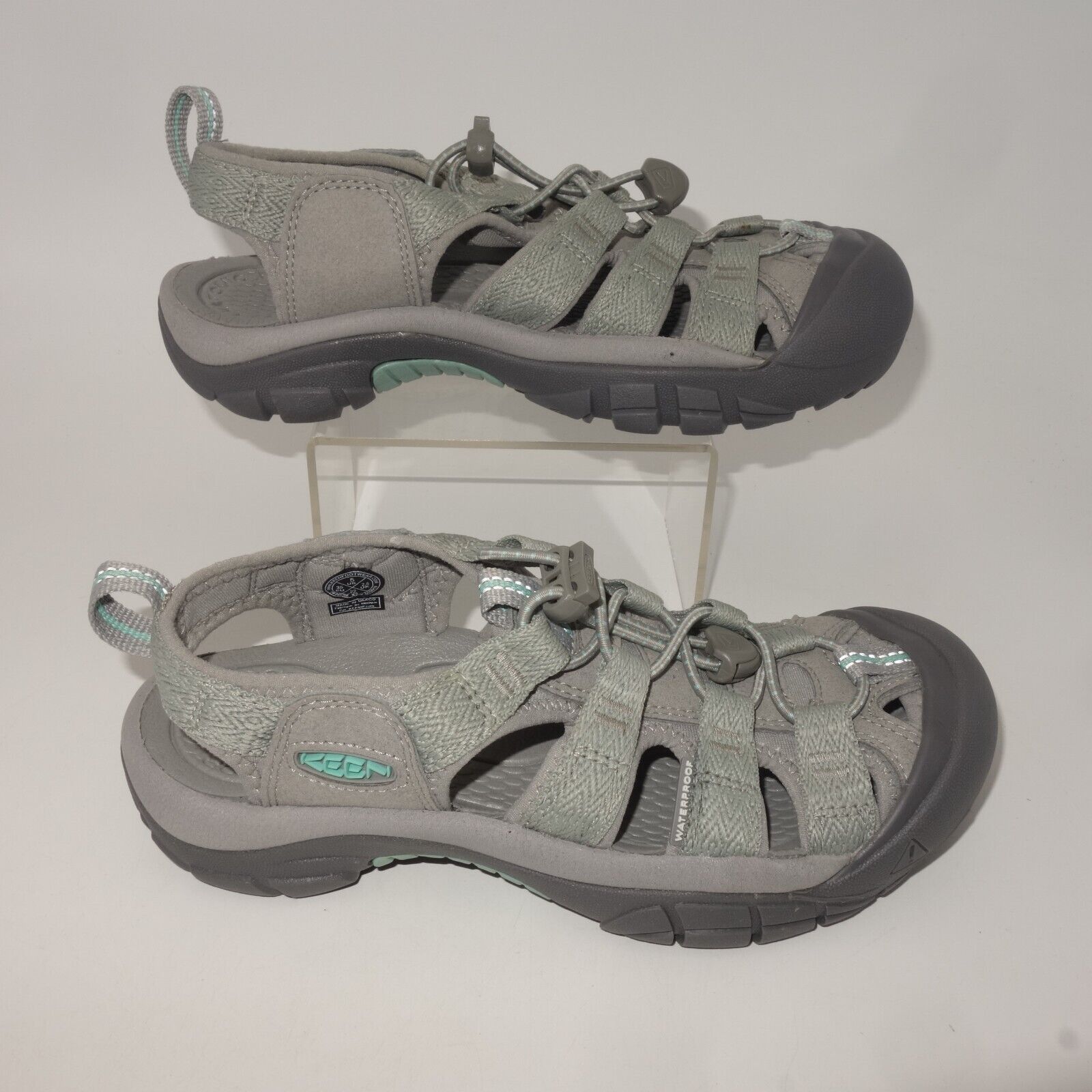 KEEN NEW KEEN Newport H2O Closed Toe Water Sandals Grey Ocean Size US 5 / IT 35 - 1 Thumbnail