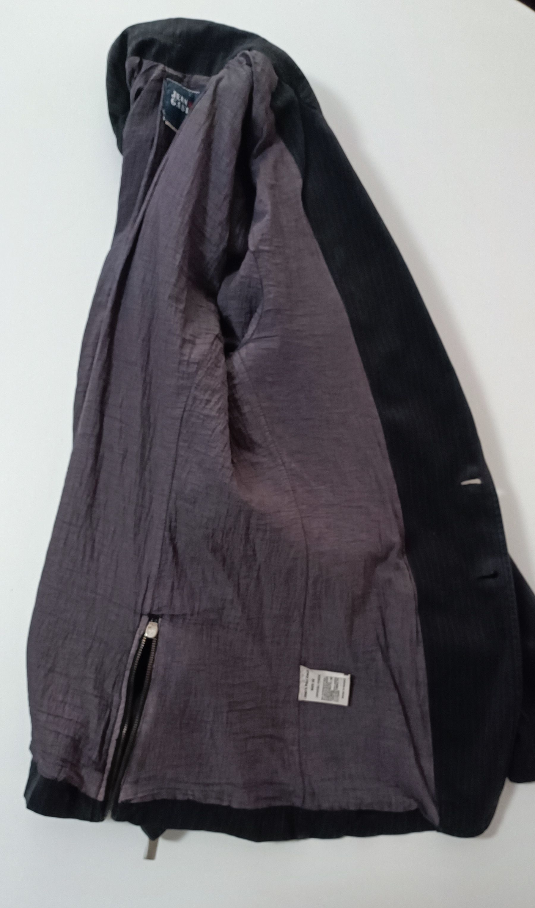 Jean Paul Gaultier Striped gray cotton jacket Size US S / EU 44-46 / 1 - 10 Thumbnail