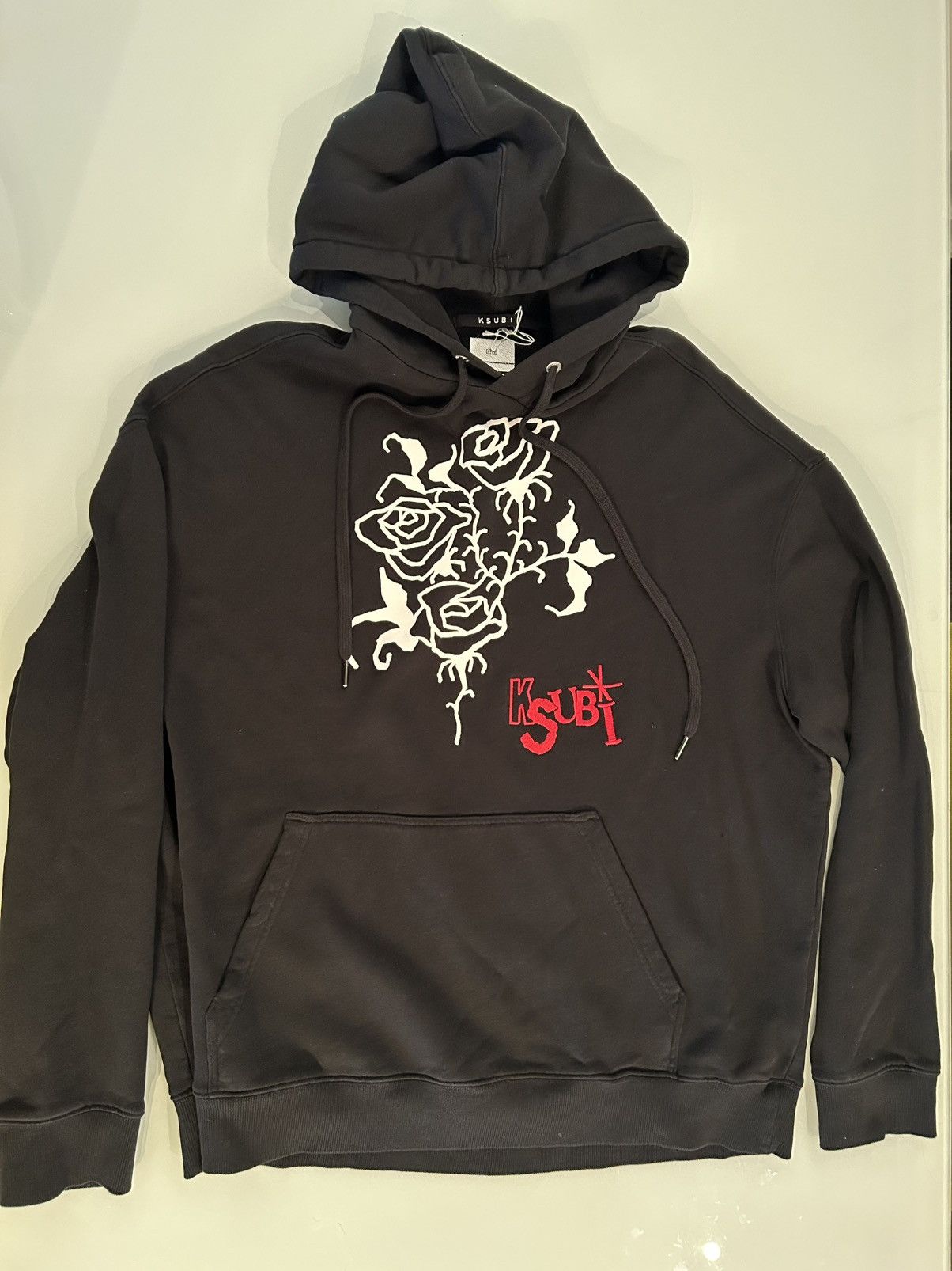 Ksubi KSUBI Rose Biggie Hoodie Size L Black Sweatshirt Size US L / EU 52-54 / 3 - 1 Thumbnail