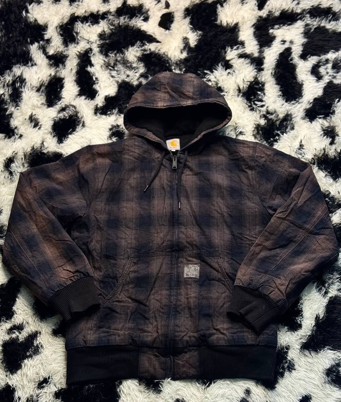 Carhartt Vintage Carhartt Active Jacket Leather Logo Size US M / EU 48-50 / 2 - 1 Thumbnail